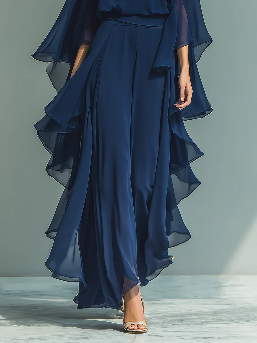 Moda Lusitana - Conjunto Elegante com Volantes