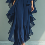 Moda Lusitana - Conjunto Elegante com Volantes