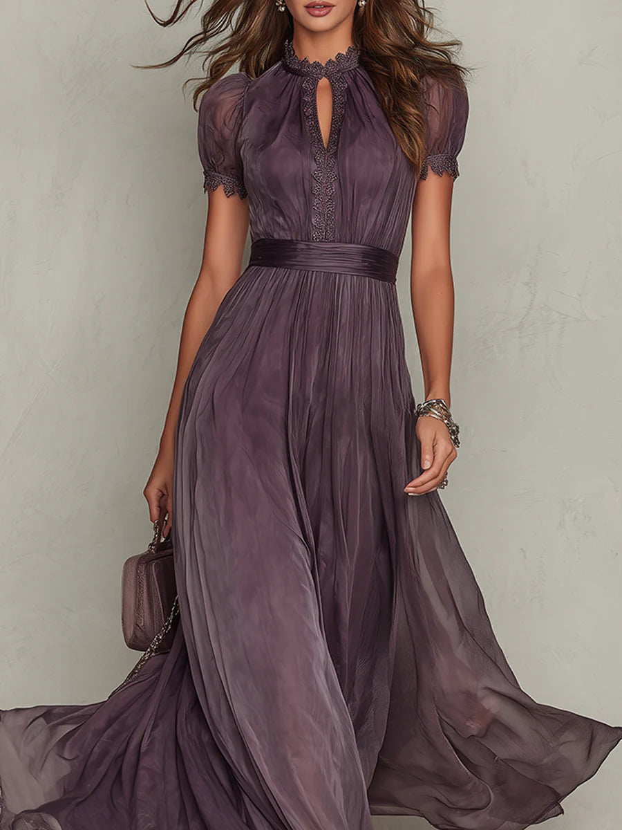 Moda Lusitana - Vestido Longo com Estilo Clássico