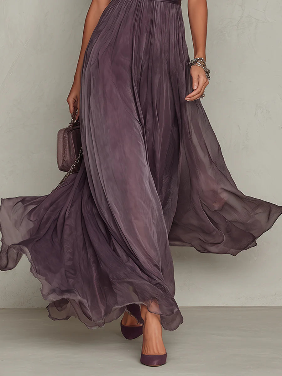 Moda Lusitana - Vestido Longo com Estilo Clássico