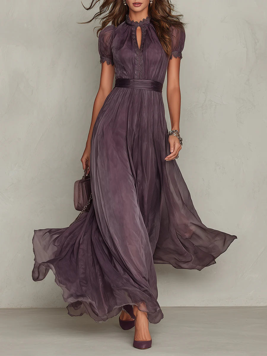 Moda Lusitana - Vestido Longo com Estilo Clássico