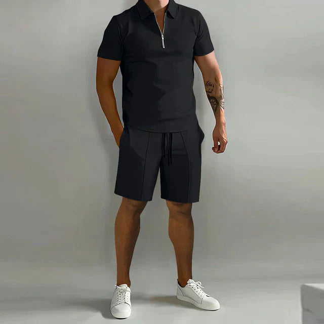 Conjunto de camisa pólo elegante