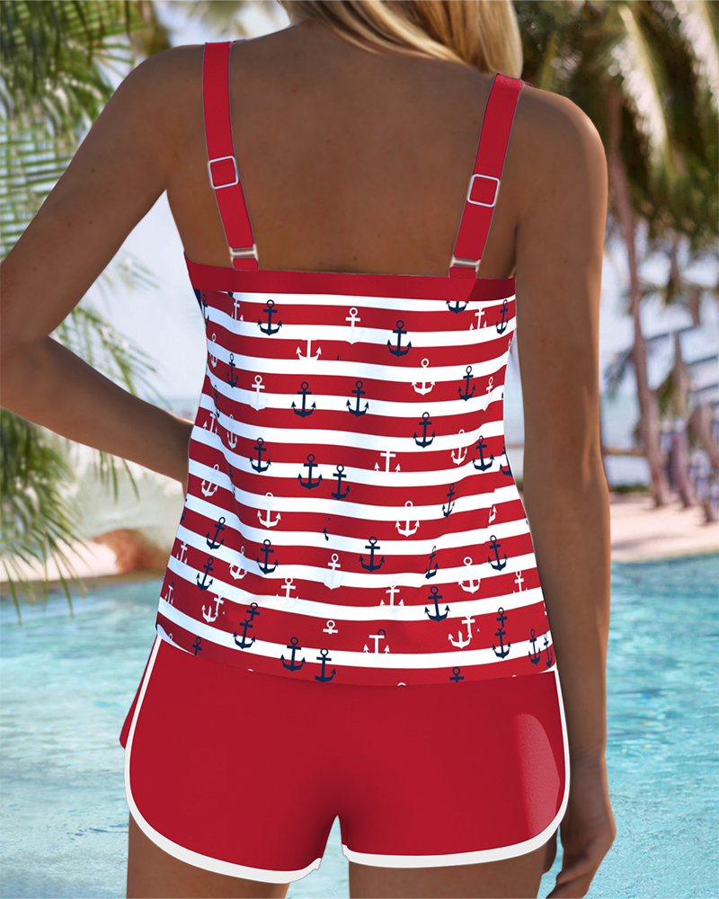 Moda Lusitana - Tankini de Estilo de Férias