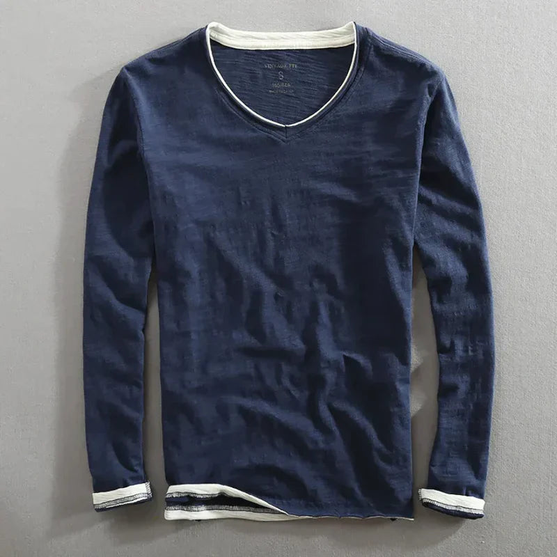 T-shirt de manga comprida Paris Vintage