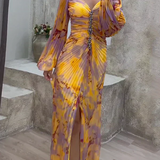 Giselle™ | Vestido elegante com decote em V