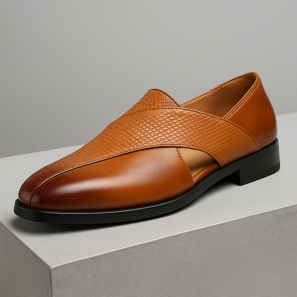 Mocassins de couro vintage