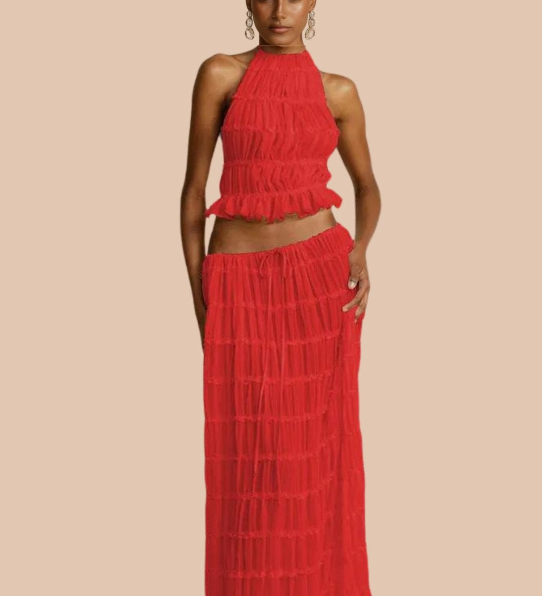 Naomi - Conjunto de vestido conversível 2 em 1