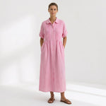 Moda Lusitana - Vestido Elegante em Linho