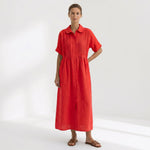 Moda Lusitana - Vestido Elegante em Linho