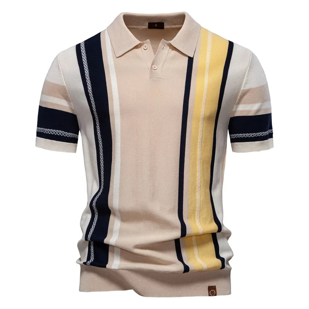 Camisa pólo de malha