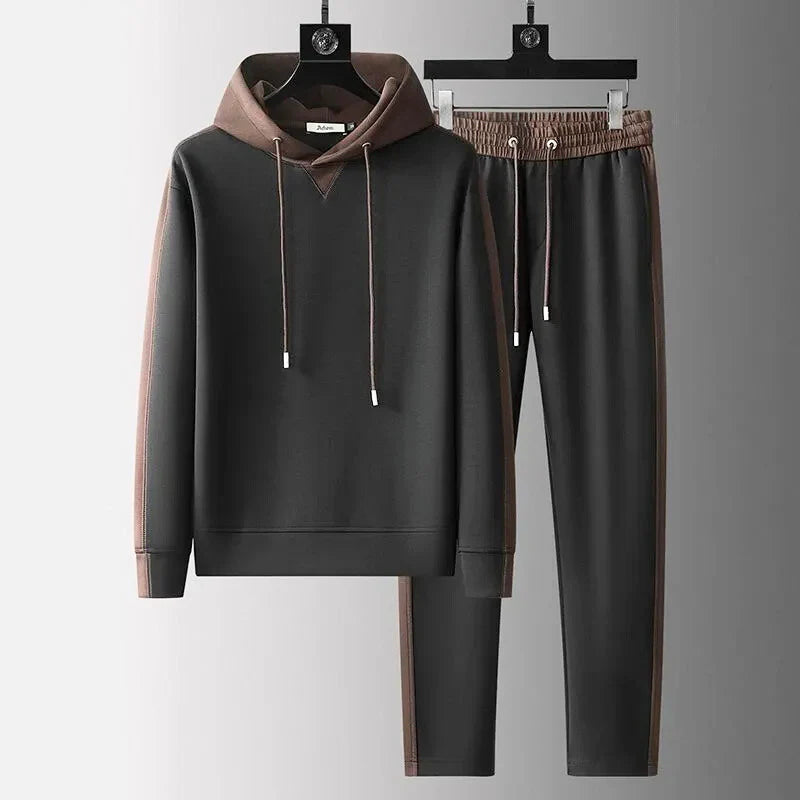 Conjunto de camisola com capuz