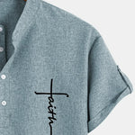 Moda Lusitana - Camisa Elegante com Colarinho Moderno