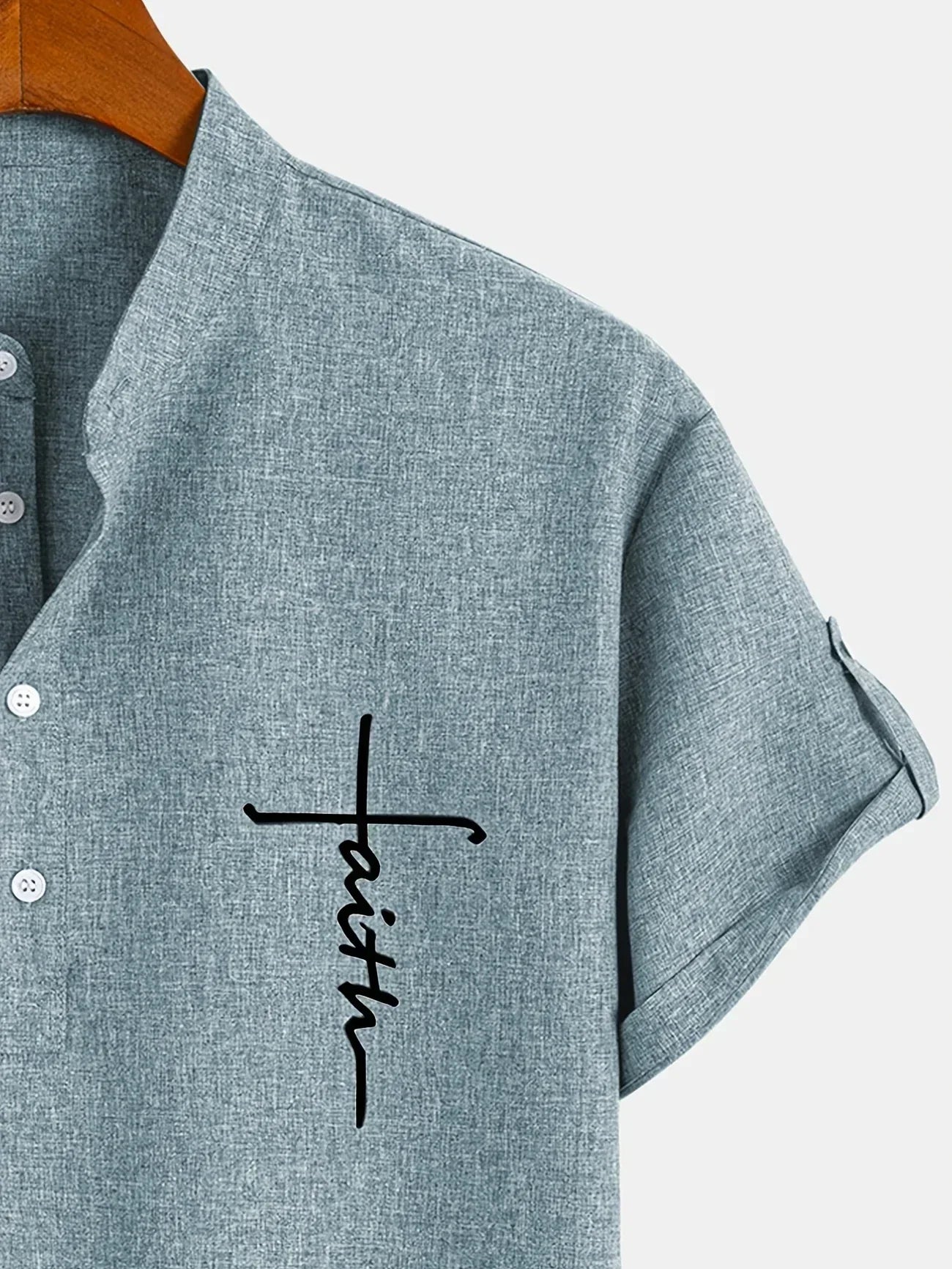 Moda Lusitana - Camisa Elegante com Colarinho Moderno