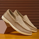 Mocassins elegantes em pele