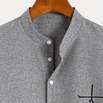 Moda Lusitana - Camisa Elegante com Colarinho Moderno