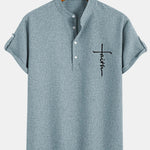 Moda Lusitana - Camisa Elegante com Colarinho Moderno