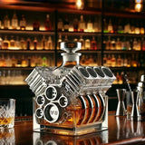 Moda Lusitana - Garrafa de Whisky com Design de Motor