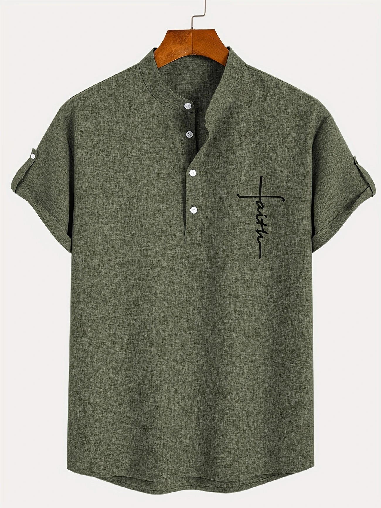 Moda Lusitana - Camisa Elegante com Colarinho Moderno
