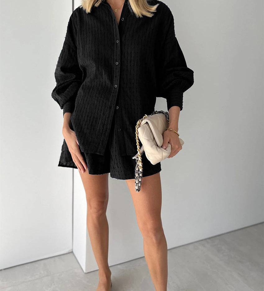 Maud | Conjunto de camisa e shorts chique