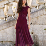 Moda Lusitana - Vestido Elegante Asimétrico