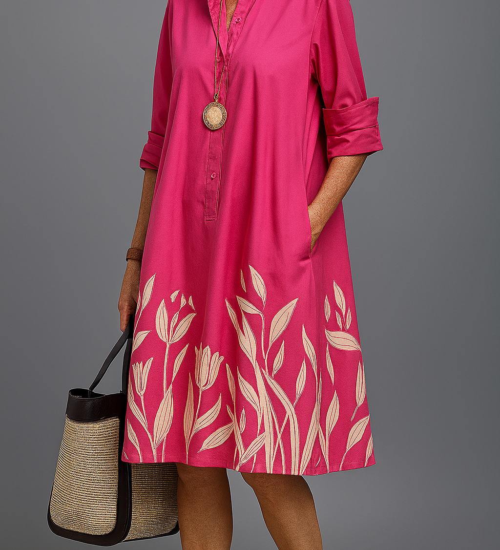 Moda Lusitana - Vestido Midi Elegante