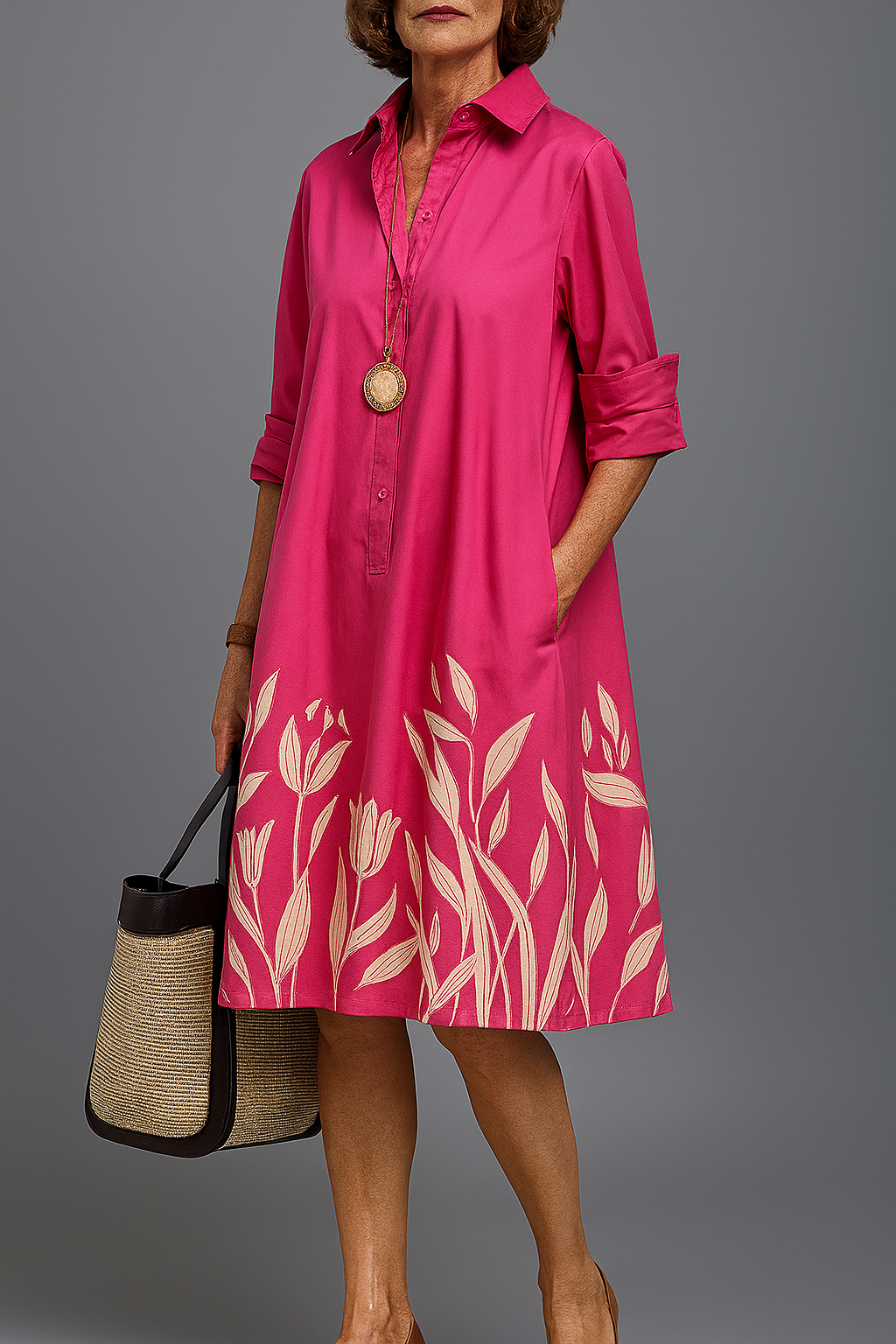 Moda Lusitana - Vestido Midi Elegante