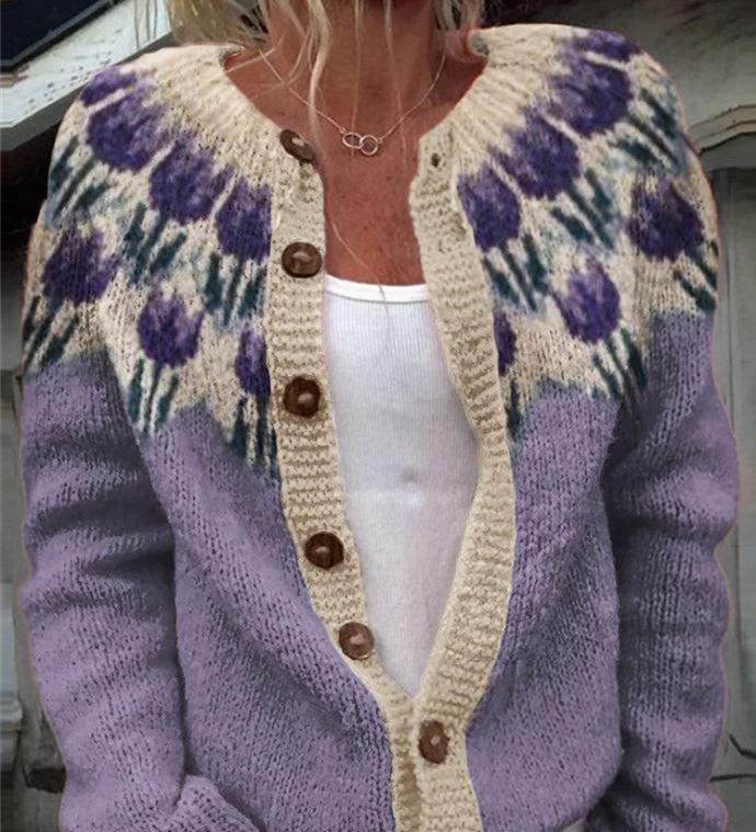 Keysha |  Cardigan com estampa floral