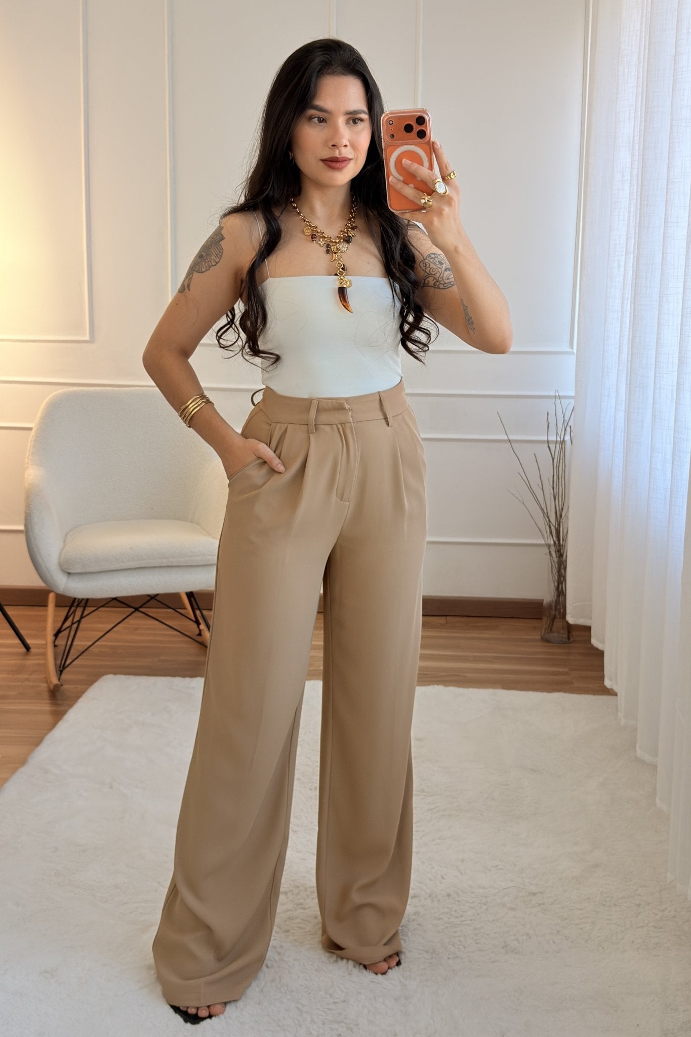 Calça de alfaiataria Drole de copine 23717 - lavishiochicCalçaDrole de copine Paris