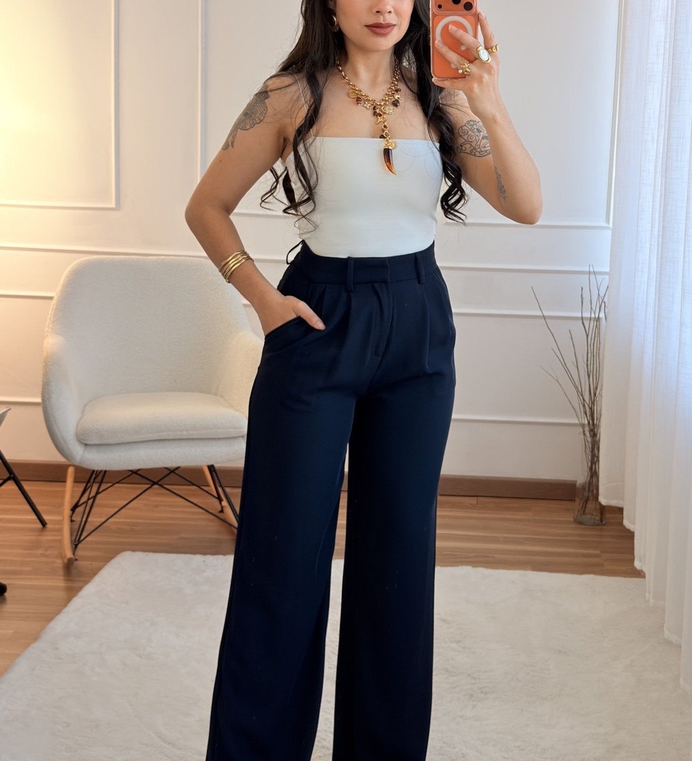 Calça de alfaiataria Drole de copine 23717 - lavishiochicCalçaDrole de copine Paris