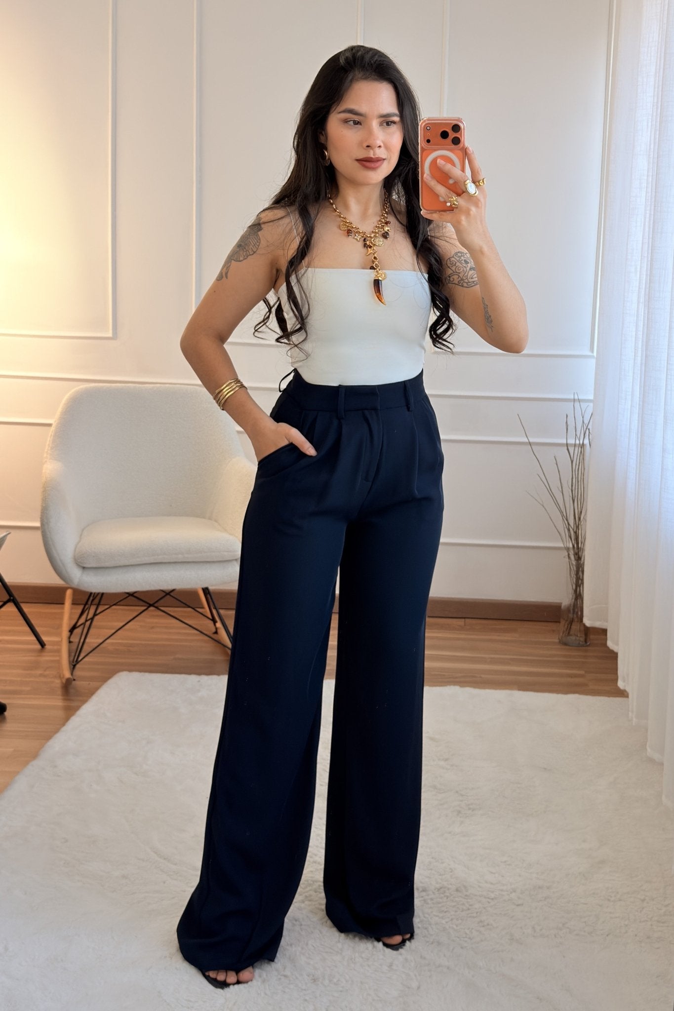 Calça de alfaiataria Drole de copine 23717 - lavishiochicCalçaDrole de copine Paris