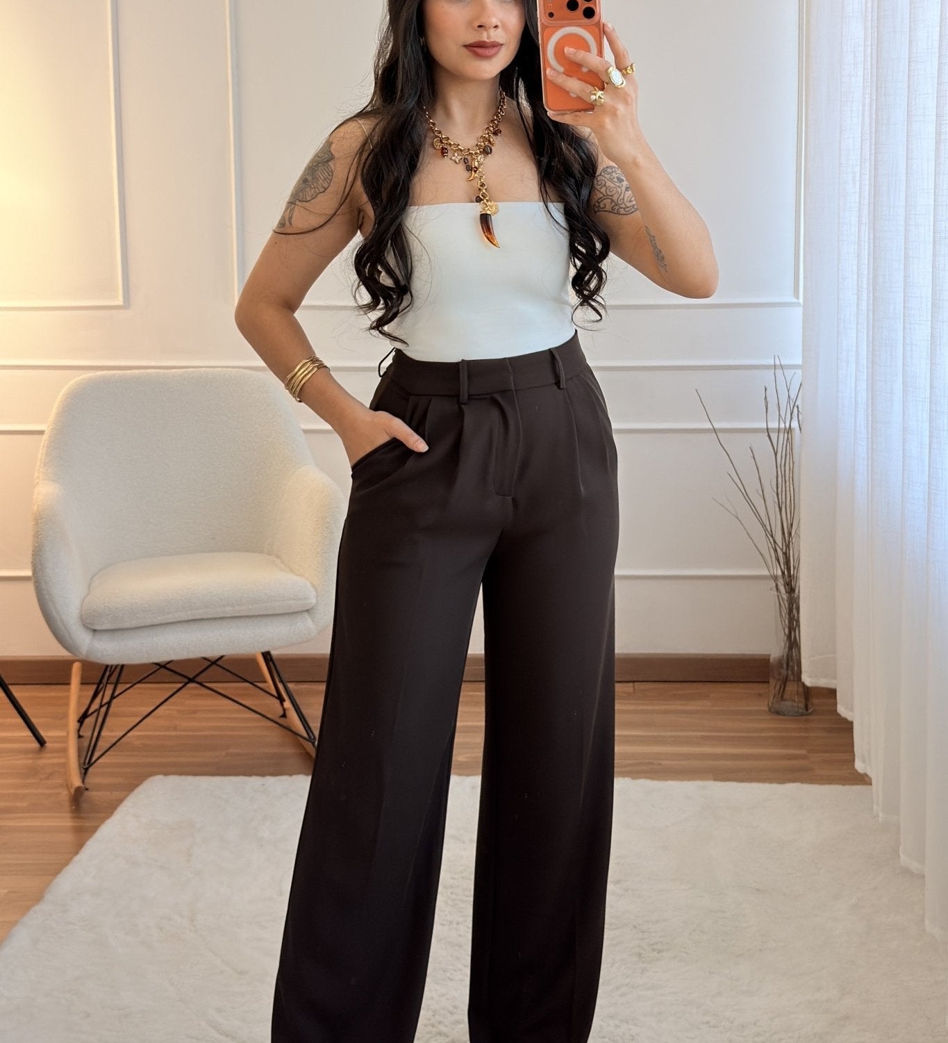 Calça de alfaiataria Drole de copine 23717 - lavishiochicCalçaDrole de copine Paris