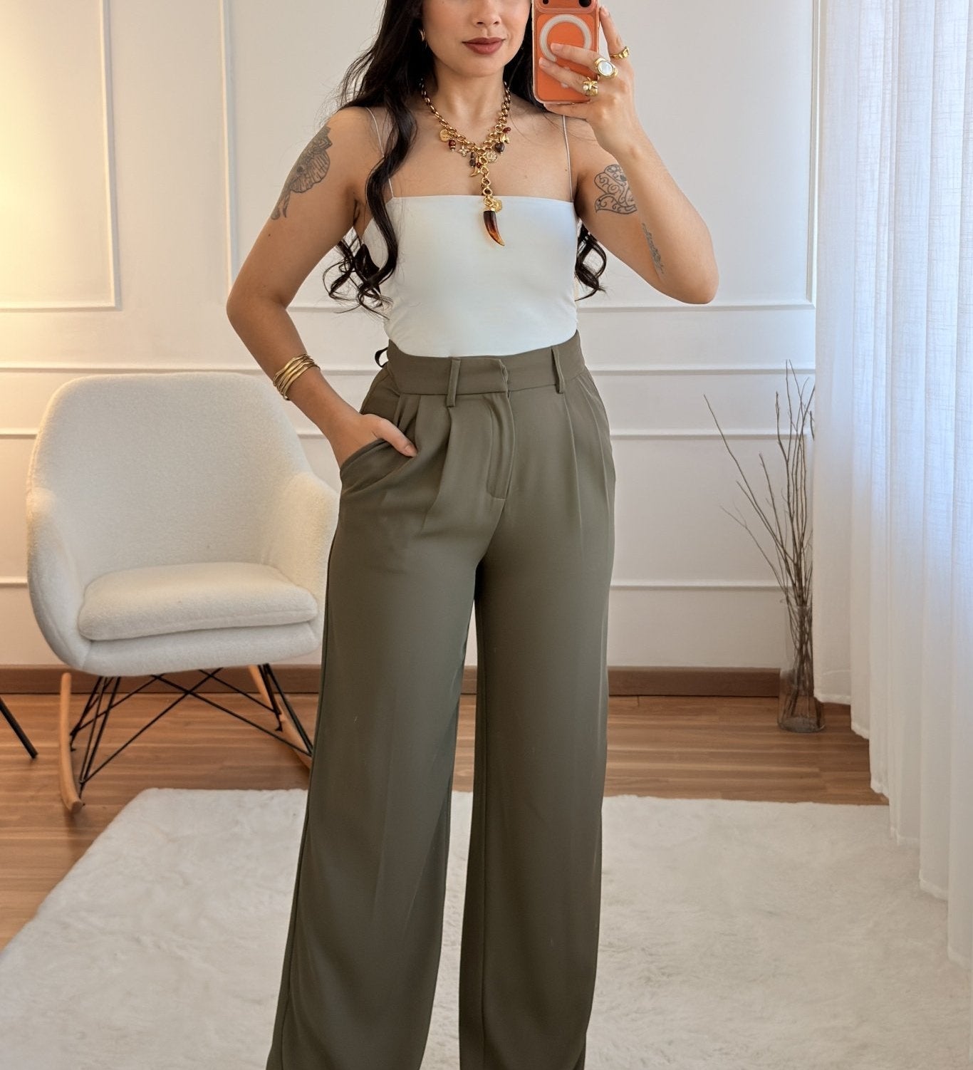 Calça de alfaiataria Drole de copine 23717 - lavishiochicCalçaDrole de copine Paris