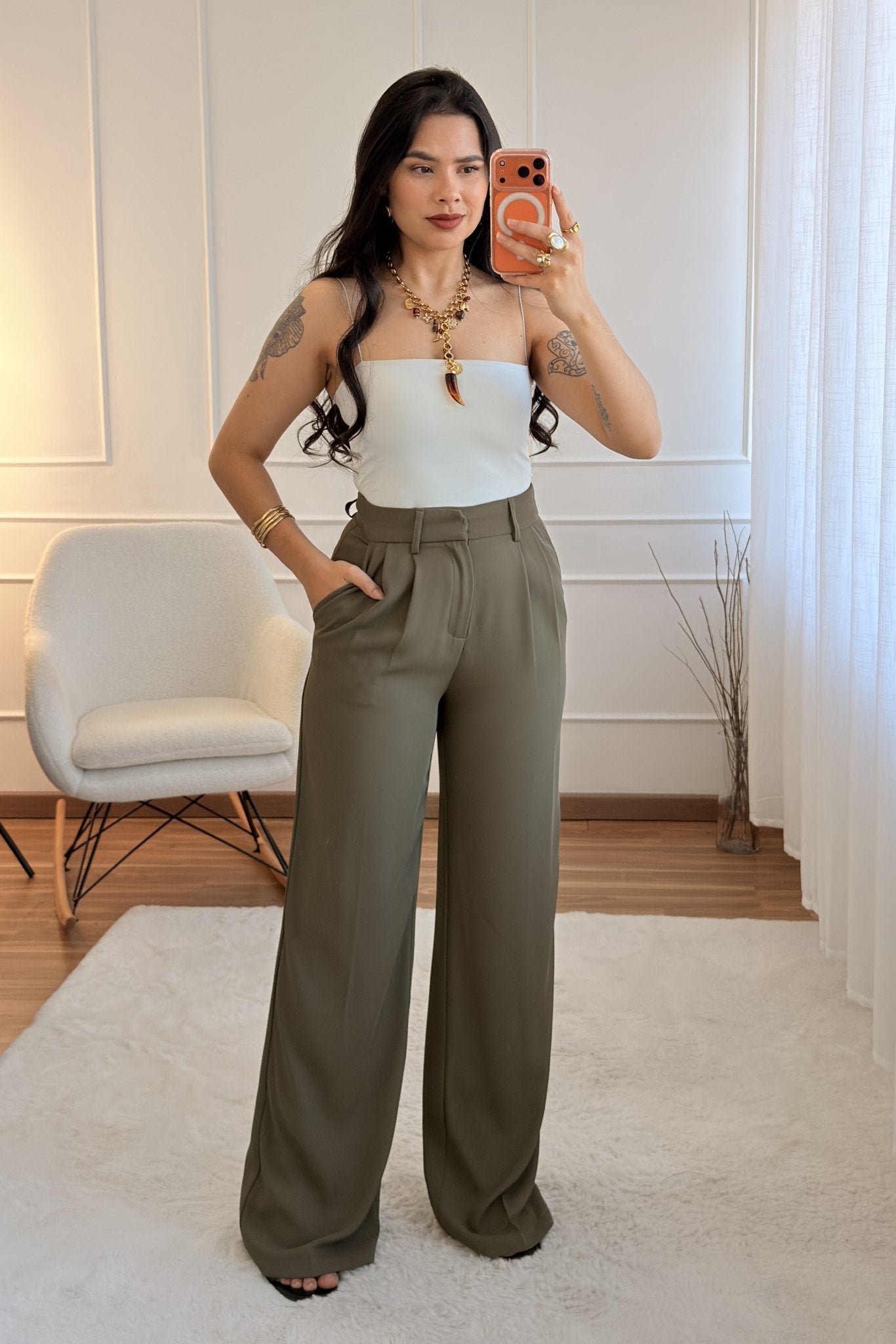 Calça de alfaiataria Drole de copine 23717 - lavishiochicCalçaDrole de copine Paris