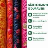 Cortinado Acolchoado Meia-Noite Búfalo