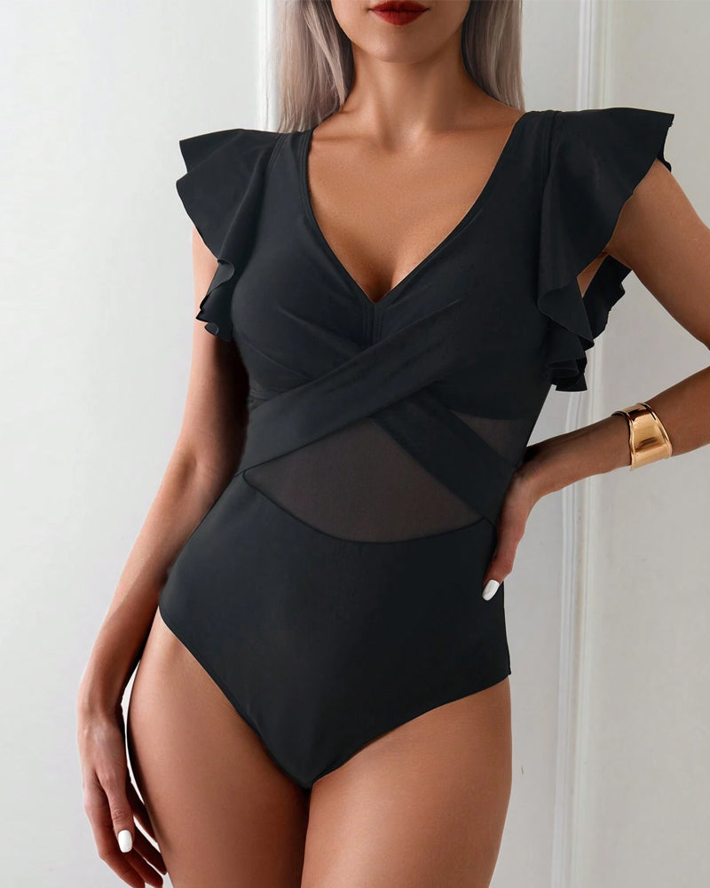 Moda Lusitana - Maiô Elegante com Recorte