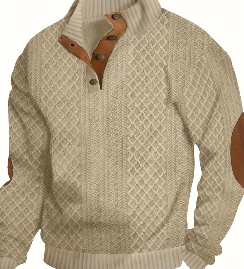 Camisola elegante com botões