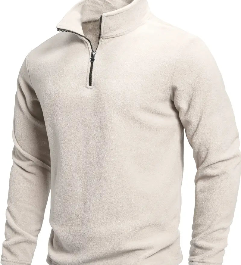Camisola de manga comprida com fecho