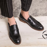 Mocassins de couro chiques