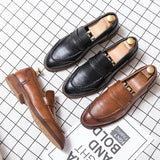 Mocassins de couro chiques