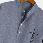 Moda Lusitana - Camisa Elegante com Colarinho Moderno