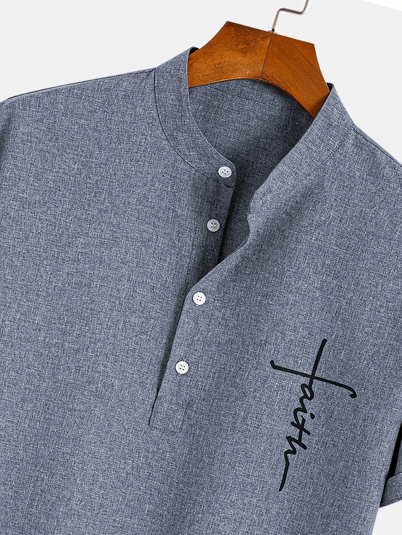Moda Lusitana - Camisa Elegante com Colarinho Moderno