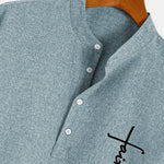 Moda Lusitana - Camisa Elegante com Colarinho Moderno