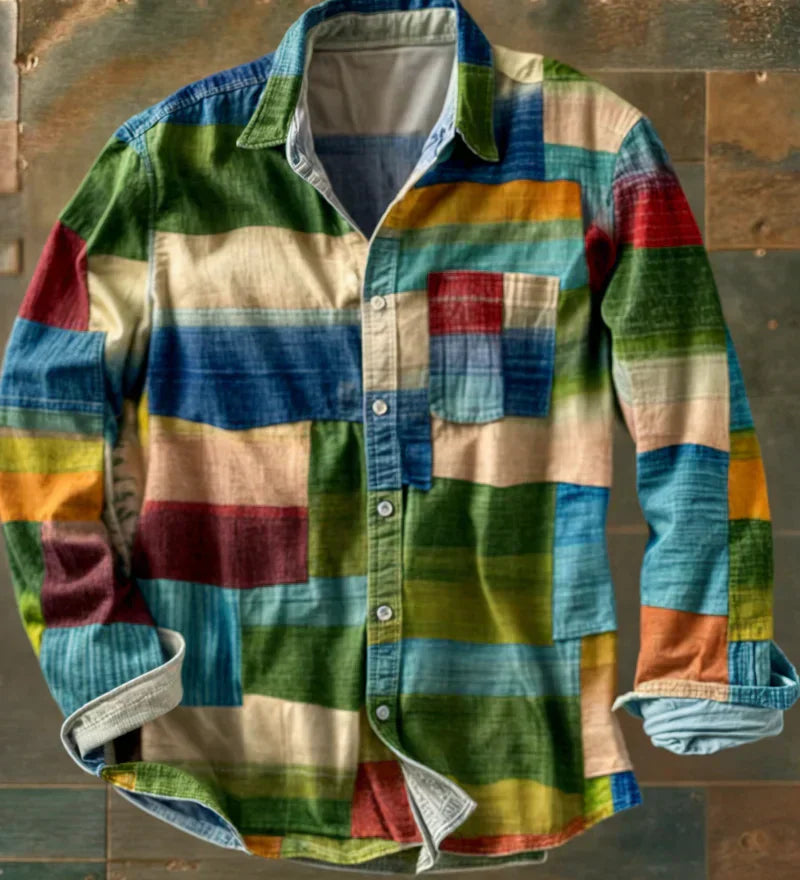 Moda Lusitana - Camisa Mosaico Confortável