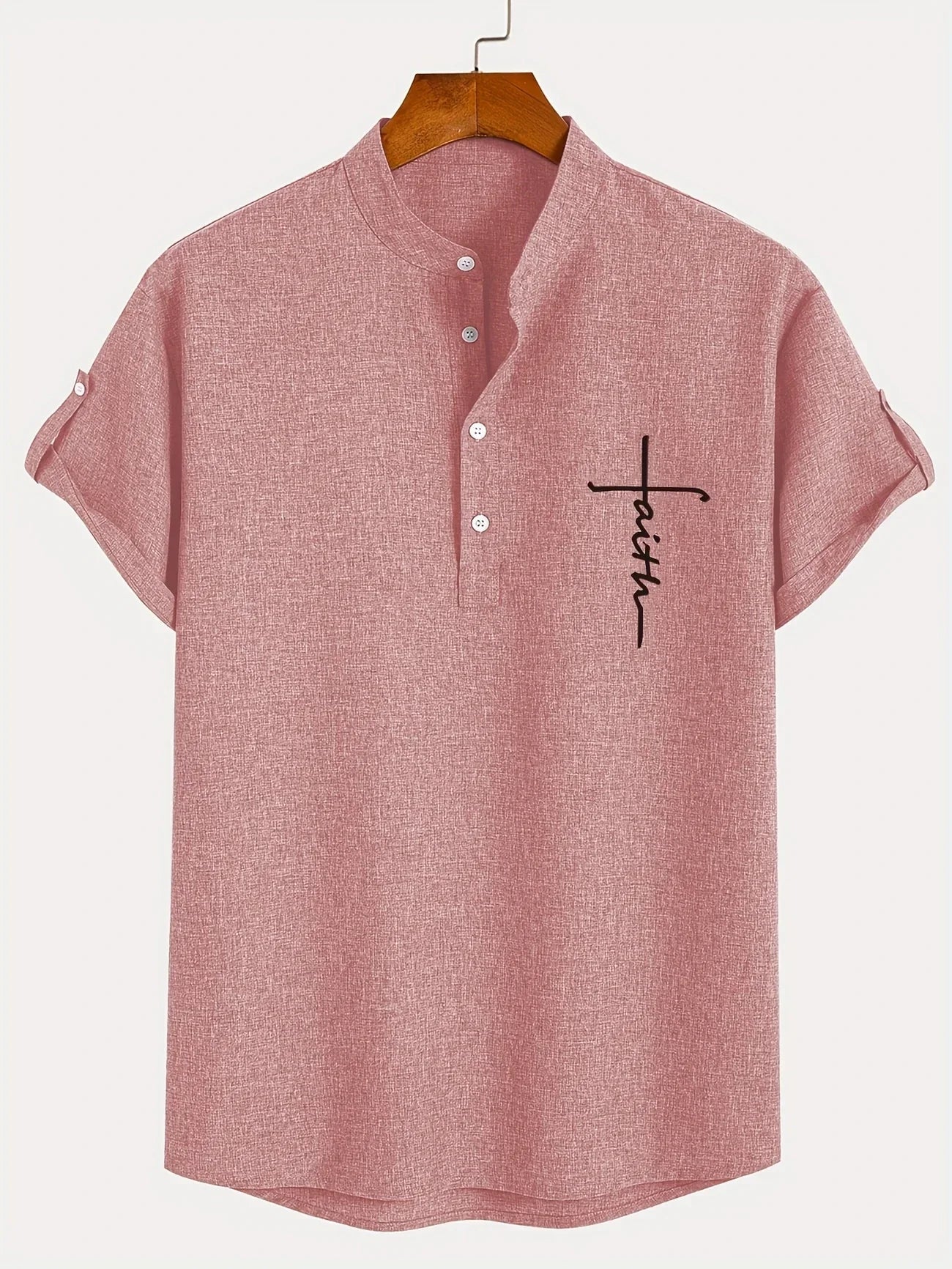 Moda Lusitana - Camisa Elegante com Colarinho Moderno