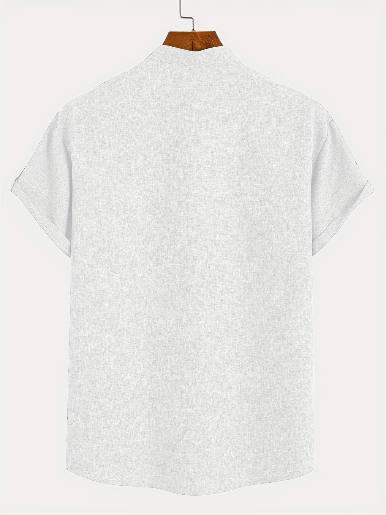 Moda Lusitana - Camisa Elegante com Colarinho Moderno