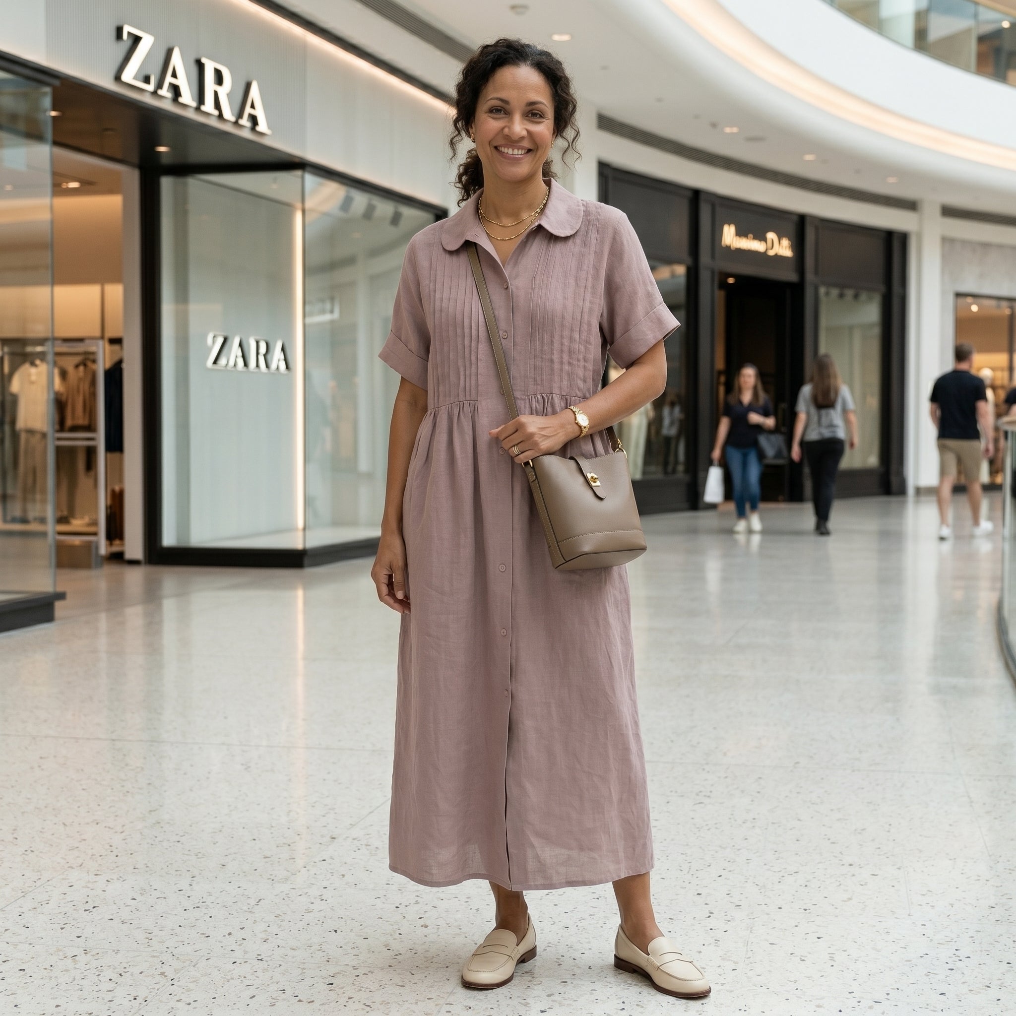 Moda Lusitana - Vestido Elegante em Linho