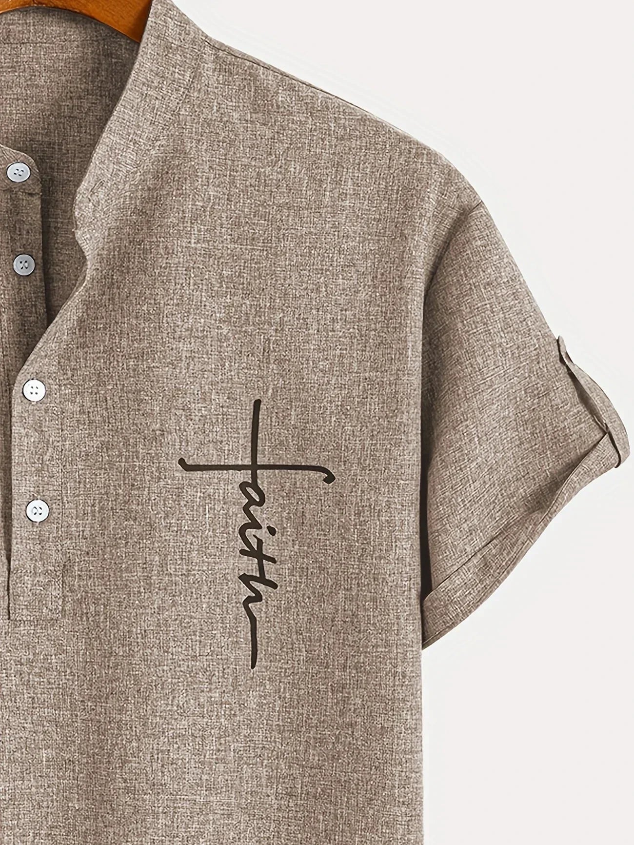 Moda Lusitana - Camisa Elegante com Colarinho Moderno