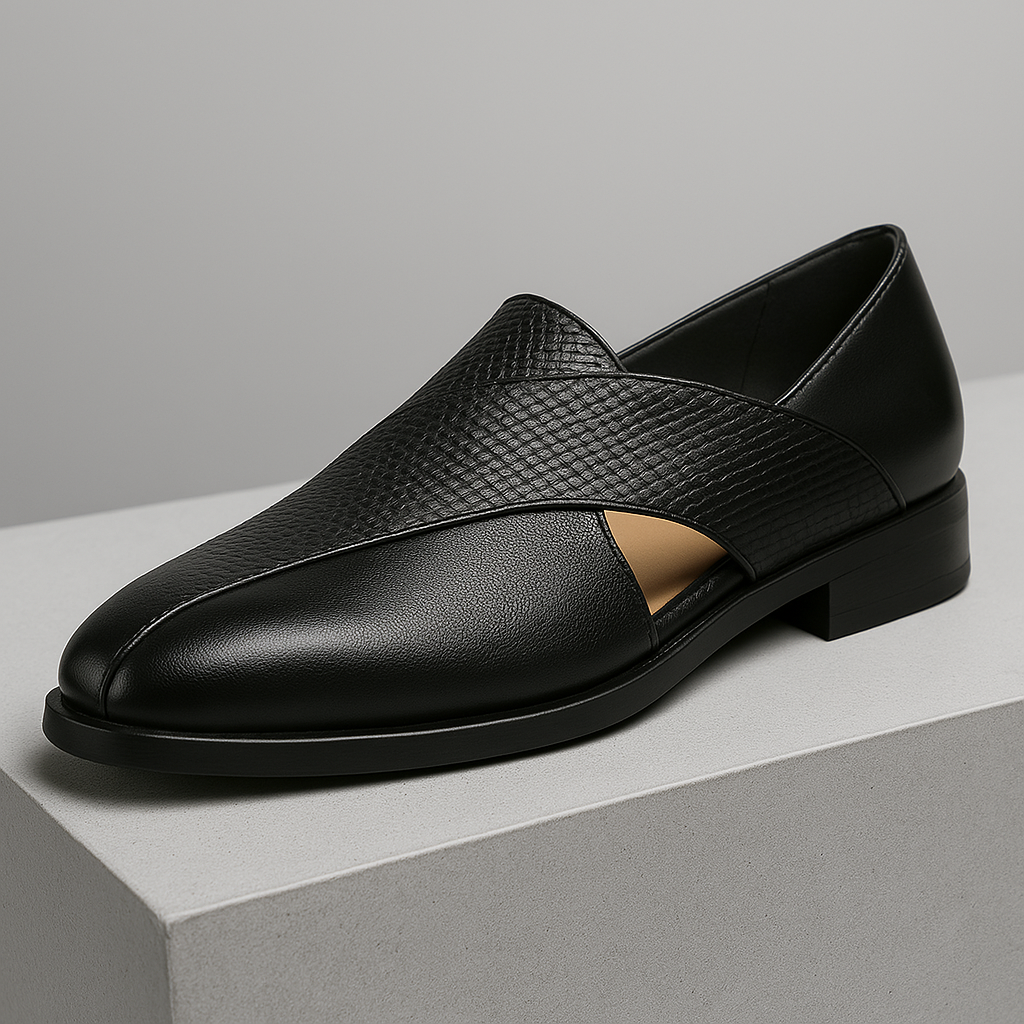 Mocassins de couro vintage