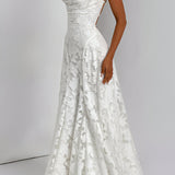 Francisa™ | Vestido longo com corpete de renda