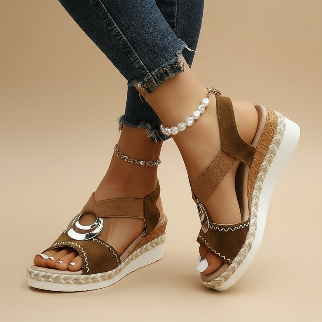 Magda – sandália plataforma elegante